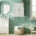 thumbnail image 5 of VECELO Bathroom Wall Cabinet, Wooden Cabinet Wall Mount with 2 Doors and Adjustable Shelves, Over The Toilet Wall Storage Cabinet, Bathroom Medicine Cabinet, White, 5 of 9
