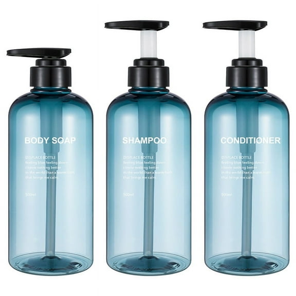 Qweryboo 3 Pack Shampoo and Conditioner Dispensers