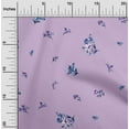 thumbnail image 1 of oneOone Georgette Viscose Fabric Leaves & Flower Floral Fabric Prints by Yard 42 Inch Wide, 1 of 4