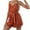 Brown, variant on IROINNID V-Neck A-Line Dress For Women Summer Fashion Printed Sleeveless Suspenders Pullover Dress Comfort Waist Dress