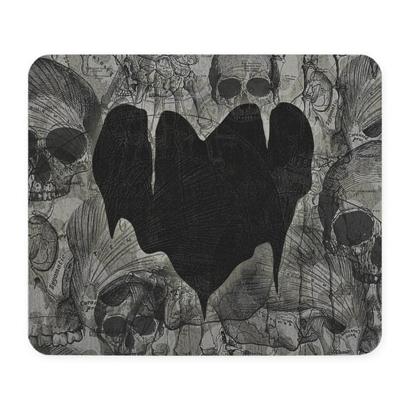 CafePress - Bleak Heart_12X18 Mousepad - Non-slip Rubber Mousepad, Gaming Mouse Pad