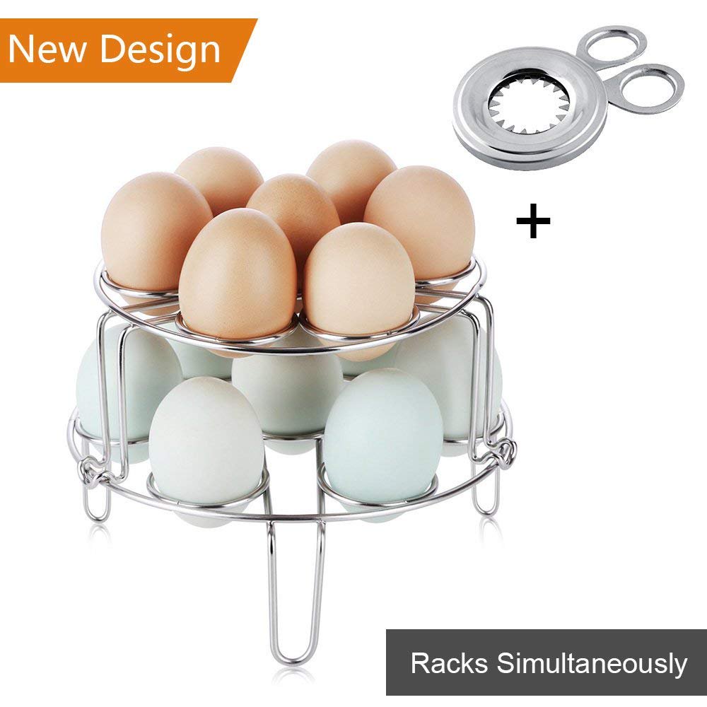 Egg Steamer Rack, Stackable Egg Food Cooker Steamer Rack Cooker for