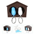 thumbnail image 6 of GOOHOCHY 1 Set Birdhouse Shaped Key Ring Holder Wall Mount Keychain Organizer for Home Dorm, 6 of 6