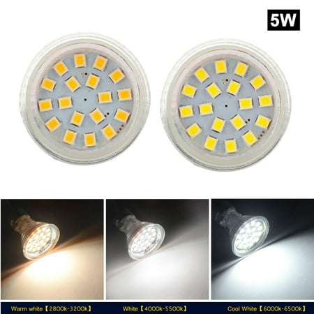 

Anvazise MR11 GU4 5W DC 12-24V 2835SMD LED Bulb Lamp Spotlight Replace Halogen Light Natural White 5pcs