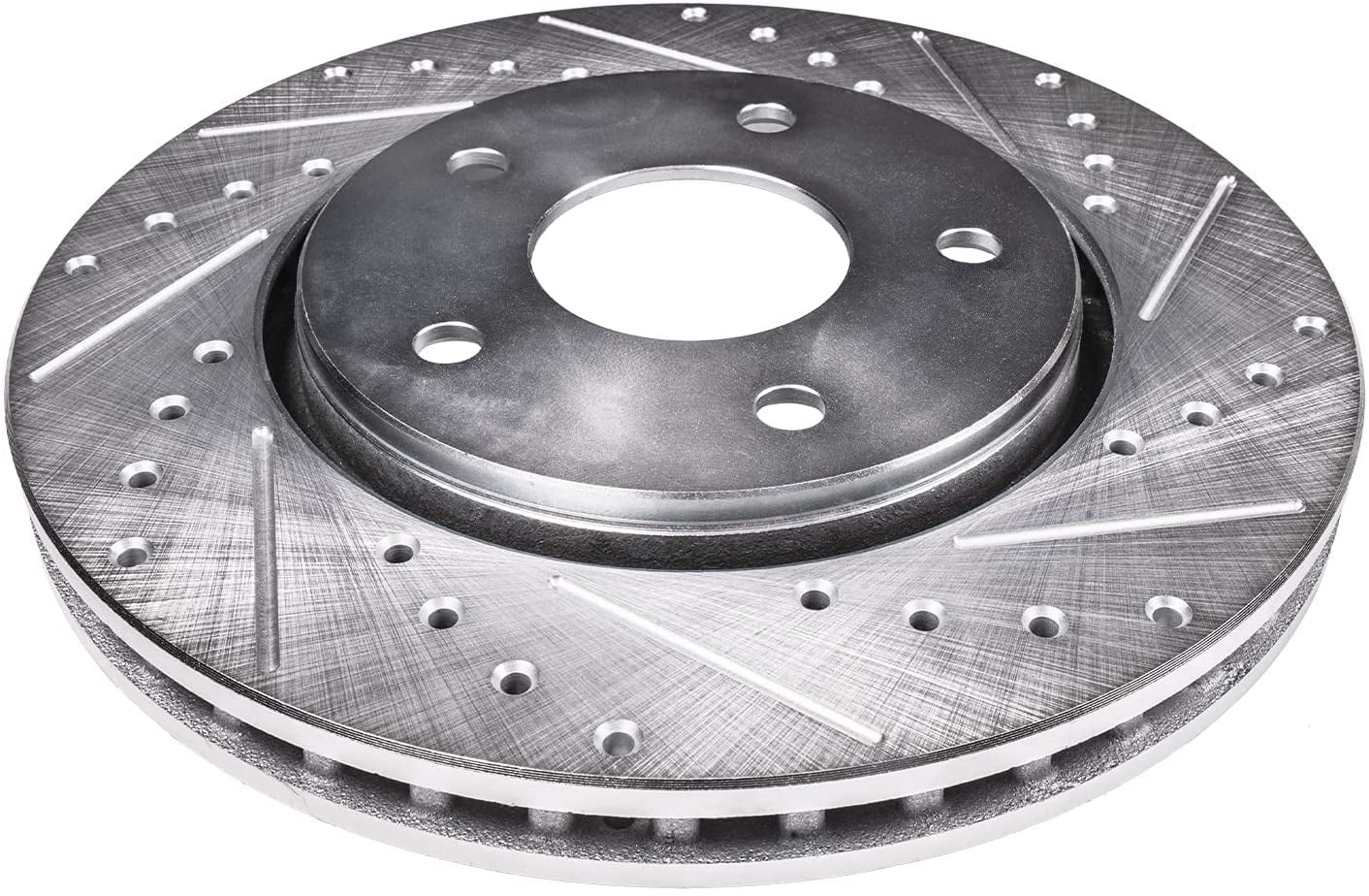 Detroit Axle - Rear Brake Rotors for Nissan Murano Quest Pathfinder Infiniti M35h M37 JX45 M56 FX45 FX35 FX37 Q50 Q70 Q60 QX60 Q70L QX70, Drilled & Slotted Disc Brake Rotors: 12.13" inch Rotor