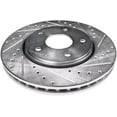 thumbnail image 5 of Detroit Axle - Rear Brake Rotors for Nissan Murano Quest Pathfinder Infiniti M35h M37 JX45 M56 FX45 FX35 FX37 Q50 Q70 Q60 QX60 Q70L QX70, Drilled & Slotted Disc Brake Rotors: 12.13" inch Rotor, 5 of 8