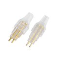 thumbnail image 4 of 2 Piezas Mini Auricular Cable Pin Audio Auriculares Jack Conector de Clavija para HD650 HD600 HD580 HD25 Negro, 4 of 5