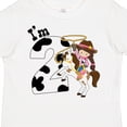 thumbnail image 4 of Inktastic I'm Two-cowgirl Riding Horse Birthday Girls Toddler T-Shirt, 4 of 5