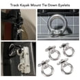 thumbnail image 3 of Track Kayak Mount Tie Down Eyelets, Universal Rail Mount Kayak Tie Down Rings Sturdy Stable Structure Extra Fixing Points M6  for Sailboats, 3 of 7