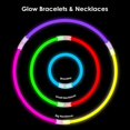 thumbnail image 3 of Sunrain 100 Glow Sticks Bulk Party Supplies - Glow In The Dark Fun Party Pack With 8, 3 of 5