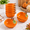 Orange, variant on Orange Pumpkin-Shaped Ceramic Serving, 6-Piece Set for Kitchen and Holiday Use