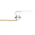 thumbnail image 4 of Front Mount Toilet Tank Lever Handle with Adjustable Bendable Arm, Powder Coat White, 4 of 8