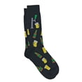 thumbnail image 2 of Men's St Patricks Day Irish Luck and Beer Tap w/ Mugs Socks 2-Pairs Black Gray, 2 of 5