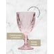 thumbnail image 2 of Juego Xtellar 6 Copas De Vino Grande Agua Vidrio Cristal Color Rosa, 2 of 5