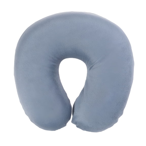 LAMIRO Airplane Travel Pillow Memory Foam U-shaped Neck Support (Light Grey)