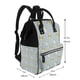 thumbnail image 2 of Disketp Baby Elephant Giraffe Mochila de Pañales de Gran Capacidad con Múltiples Bolsillos, Mochila de Viaje Multifuncional para Bebé, Unisex, Moderna y Resistente, 2 of 6