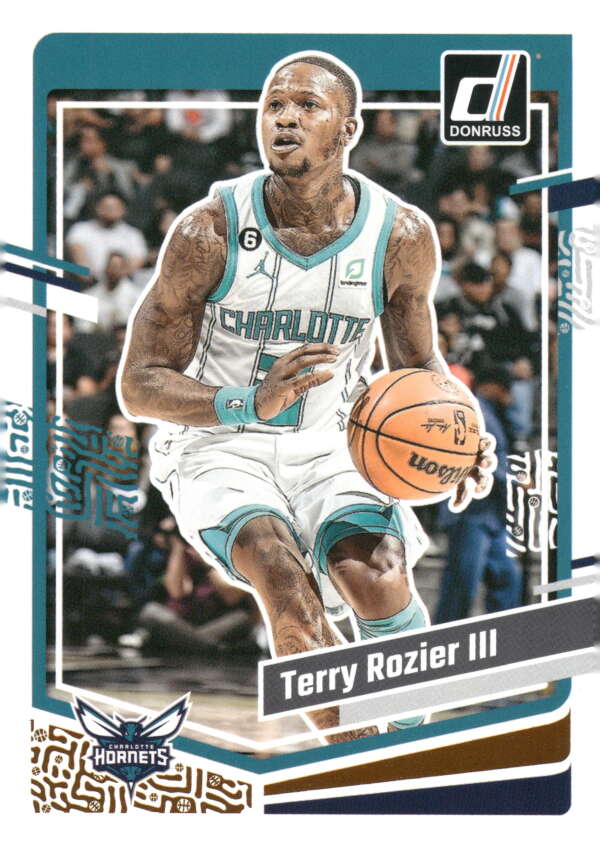Terry Rousier Stats 2023-24 DONRUSS #120 TERRY ROZIER III CHARLOTTE HORNETS - Walmart.com