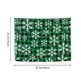 thumbnail image 6 of Kdxio Christmas Pattern At Buffalo Plaid Wall Hanging Tapestries Banner For Bedroom College Dorm Home Living Room Party Decor 29X37 In, 6 of 8