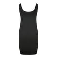 thumbnail image 4 of Fesfesfes Women Dress Slim Fit able Solid Color Square Neck Sleeveless Dress or, 4 of 8