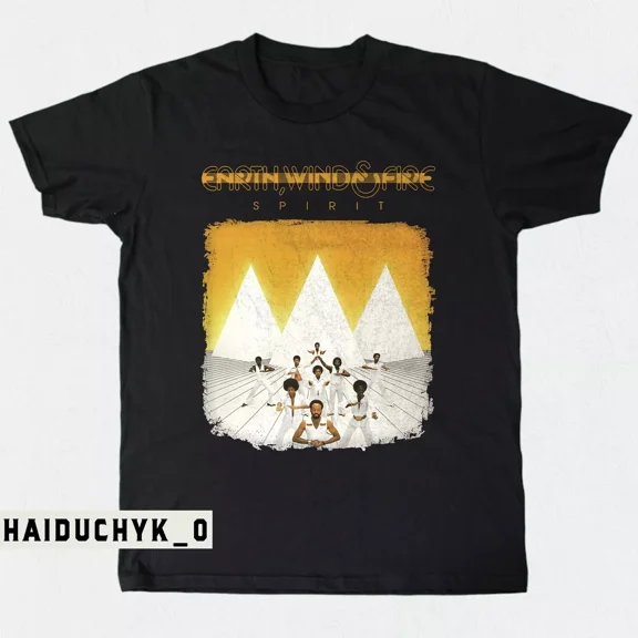 RARE Earth Wind Fire - Spirit Unisex Black T-shirt