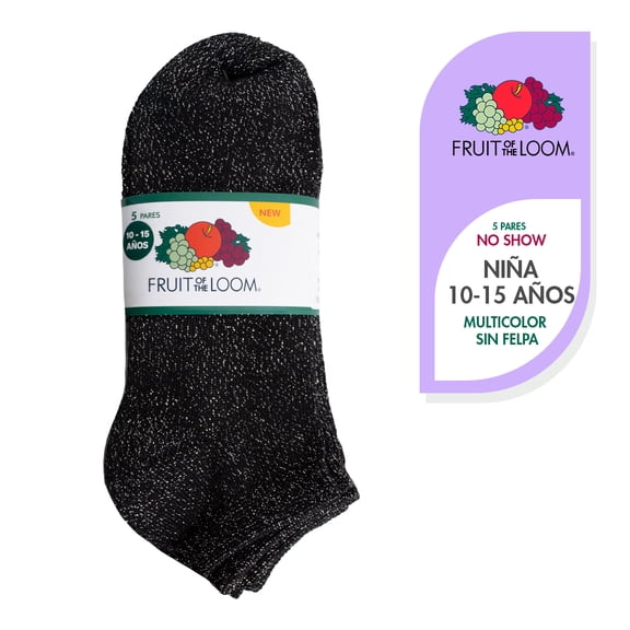 Tin Corto Fruit Of The Loom para Niña, Multicolor 5 Piezas Talla G