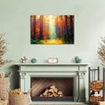 thumbnail image 6 of Aaheei Autumn Wall Art Fall Forest Landscape Wall Decor for Living Room Bedroom Kitchen Sunrise Orange Pictures Maple Leaves Scenery Canvas Prints Nature Tree Paintings Artwork Home Decorations 8x10, 6 of 6