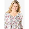 thumbnail image 4 of Woman Within Plus Size V-Neck Pintucked Tunic, 4 of 6