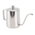 thumbnail image 2 of Bouilloire à café en acier inoxydable avec bec verseur étroit et col de cygne 350 ml Argenté, 2 of 14