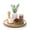 Brown, variant on LAMU Lazy Susan Turntable Organizer, 10-inch Wooden Lazy Susan Cabinet, Dining Table, Storage Room, Countertop, Cabinet, Bathroom Organization