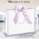 thumbnail image 2 of Bolsas de regalo Silkfly, 12 unidades, color lavanda blanco, 30 x 25 x 10 cm, 2 of 6