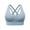 Light Blue, variant on Npasoilc Sports bra for women Women Plus Size Solid Color Back Sports Bra Fitness Clothes Running Drying Yoga Underwear