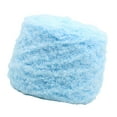 thumbnail image 1 of Hilo de terciopelo coral suave, hilo voluminoso, hilo grueso y cálido para crochet y tejido. Azul, 1 of 9