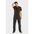thumbnail image 4 of Knocker Men's Mid-Weight Open Bottom Fleece Lounge Sweatpants with Side Pockets, 4 of 4