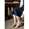 thumbnail image 3 of Vintage Sheer Socks,Summer Transparent Flower Ankle Socks,Thin Mesh Lace Elastic Jacquard Glass Silk Socks, 3 of 7