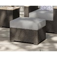 thumbnail image 2 of Homestyles Boca Raton Rattan Outdoor Ottoman in Brown, 2 of 19
