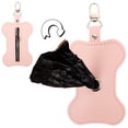 thumbnail image 3 of ADDHAT Bolsa Organizadora Y Dispensadora De Desechos Para Perro Con Gancho Portátil Rosa, 3 of 7