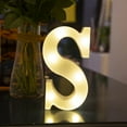 thumbnail image 1 of LED Letter Lights Alphabet Light Up Sign for Night Light Home Party Birthday Wedding Bar Decoration &, 1 of 7