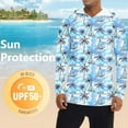 thumbnail image 4 of Mens Cooling Fishing Shirts Sun Protection Lightweight Hoodies Comfy Long Sleeve Thumb Hole Hiking Tops 2XL, 4 of 7