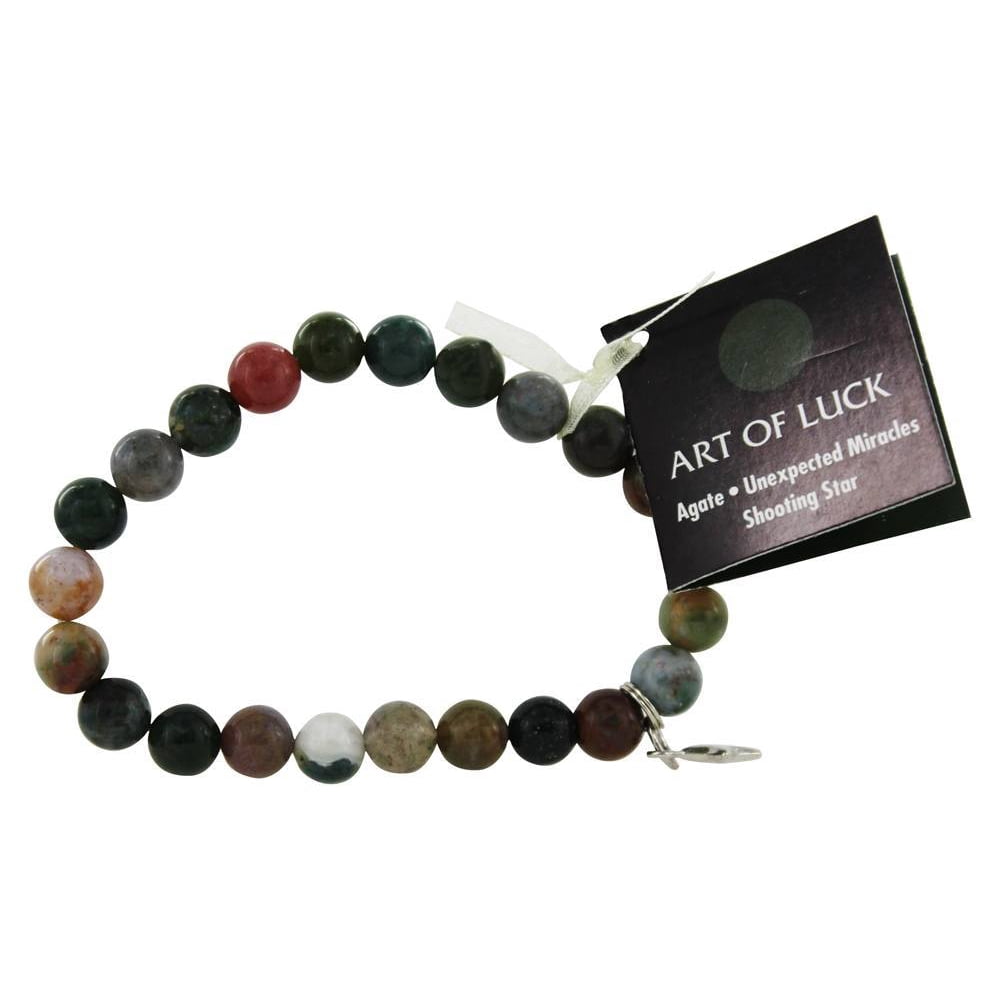 Zorbitz - Zorbitz - Art Of Luck Bracelet Agate Shooting Star Unexpected Miracles - Walmart.com