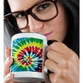 thumbnail image 2 of 3dRose, Tie Dye Art 1, 11oz Two-Tone Black Mug, 2 of 7