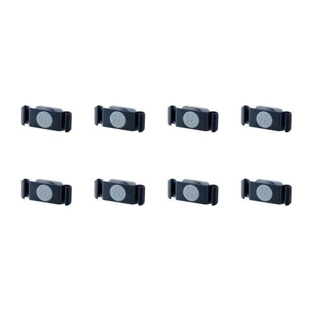 Organizador de cables Ounissouiy 4 electrodomésticos montados en la pared Horno de microondas Envoltura de alambre Azul 2piezas