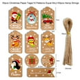 thumbnail image 1 of Wrapping Supplies 50pcs Christmas Kraft Paper Tags DIY Thank You Multi Style Crafts Hanging Tag With Rope Labels Gift Wrapping Supplies, 1 of 6