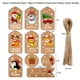 thumbnail image 2 of Papel Kraft De Navidad, 50 Uds., Bricolaje, Gracias, Manualidades De Varios Estilos, Etiqueta Colgante Con Etiquetas De Cuerda, Suministros Para Envolver Regalos sonducket HA040854-02, 2 of 6