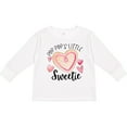 thumbnail image 3 of Inktastic Pop Pop's Little Sweetie with Pink Heart Cookie Boys or Girls Long Sleeve Toddler T-Shirt, 3 of 5