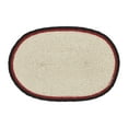 thumbnail image 3 of VHC Brands Jolly Ole Santa Jute Oval Placemat 10x15, 3 of 4