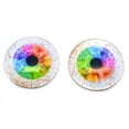 thumbnail image 2 of Rainbow Human Inspired Glass Eyes with Whites, 2 of 9