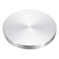thumbnail image 1 of Unique Bargains M10 Thread 70mm Diameter Round Shape Aluminum Disc Hardware 1pack Aluminum Circle Disc Glass Top Adapter for Glass Table, 1 of 5