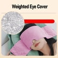 thumbnail image 3 of Weighted Eye Cover Soft Comfortable Elastic Band Fastening Night Travel Weighted Eye Cover Sleeping Eye Cover Light Blocking Eye Cover Adjustable Eye Cover Soft Comfortable, 3 of 7