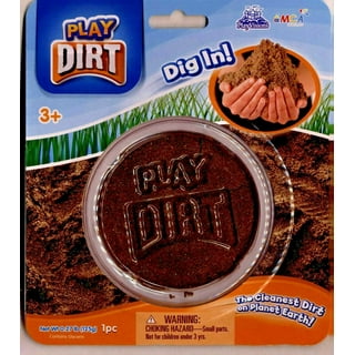 Bucket of Play Dirt Fun fake dirt that stays clean!
