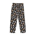 thumbnail image 3 of Lsque Snowflake Cream Hot Cocoa Print Men's Pajama Pants, Lounge Pant - Comfortable Home Wear,Elastic Waistband, Stylish Design-Medium, 3 of 9
